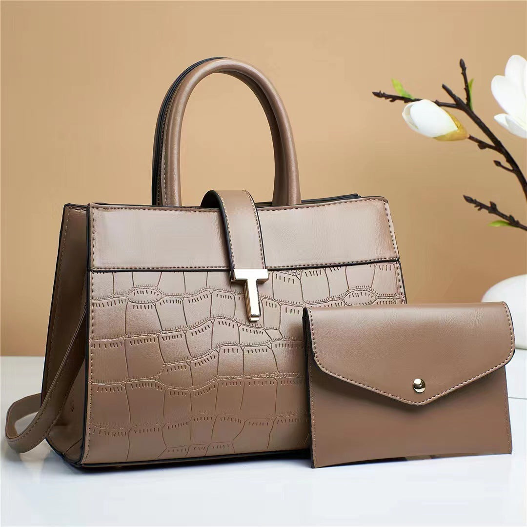 Wholesale PU Pure Color Mother Bag